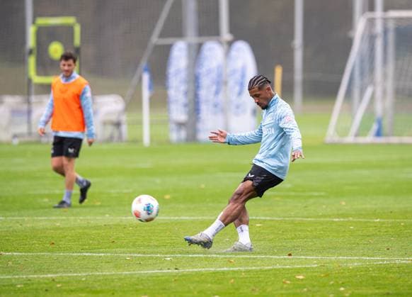 Soccer, Men, Season 2025 26, 2 Bundesliga, Hertha BSC, Training, v l Diego Demme Hertha BSC , Jeremy Dudziak Hertha BSC , 07 10 2025, Copyright: xSebastianxRäppold MatthiasxKochx