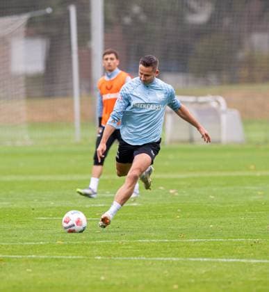 Soccer, Men, Season 2025 26, 2 Bundesliga, Hertha BSC, Training, Paul Seguin Hertha BSC , 07 10 2025, Copyright: xSebastianxRäppold MatthiasxKochx