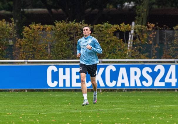 Soccer, Men, Season 2025 26, 2 Bundesliga, Hertha BSC, Training, Niklas Kolbe Hertha BSC , 07 10 2025, Copyright: xSebastianxRäppold MatthiasxKochx