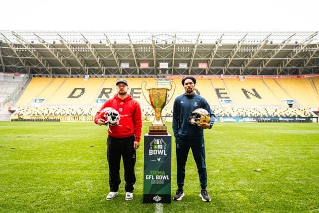 American Football, GFL Bowl, Potsdam Royals - Dresden Monarchs, Press conference