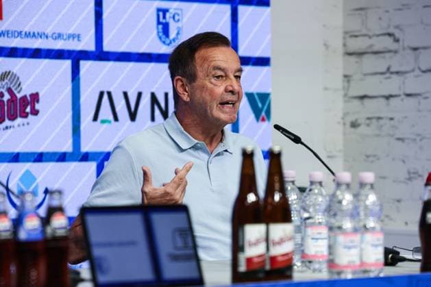 Managing Director Sport Otmar Schork 1 FC Magdeburg 2 Soccer Bundesliga Season 2025 2026 Press conference with the Managing Director Sport Otmar Schork 1 FC Magdeburg from 1 FC Magdeburg in the Avnet Arena in Magdeburg Soccer,Man,Men,Germany,07 10 2025