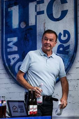 Managing Director Sport Otmar Schork 1 FC Magdeburg 2 Soccer Bundesliga Season 2025 2026 Press conference with the Managing Director Sport Otmar Schork 1 FC Magdeburg from 1 FC Magdeburg in the Avnet Arena in Magdeburg Soccer,Man,Men,Germany,07 10 2025