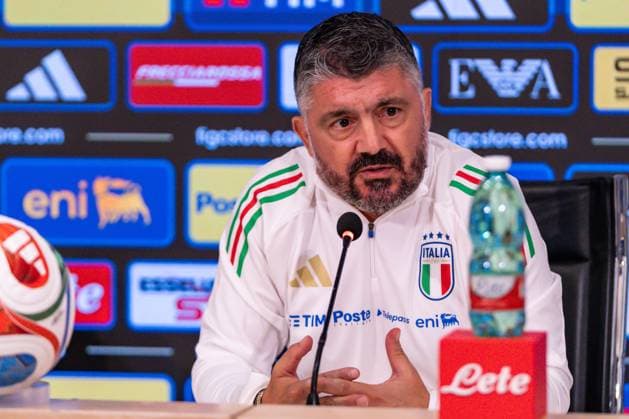 Football, Italy national team, Press conference