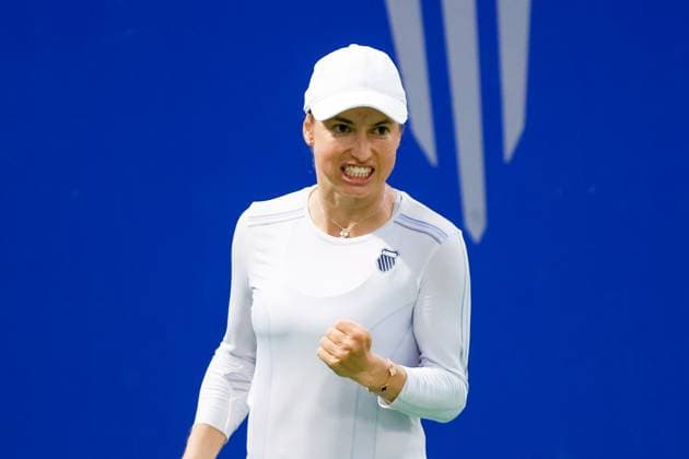 WUHAN, CHINA - OCTOBER 07: Yulia Putintseva of Kazakhstan reacts in the Women s Singles Round of 64 match against Linda Noskova of Czech Republic on day 4 of 2025 Wuhan Open at Optics Valley International Tennis Center on October 7, 2025 in Wuhan, Hubei Province of China.  Copyright: xVCGx 111595701796