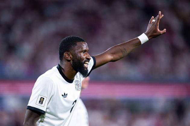 07 09 2025 Football, 2025 2026, International match, World Cup Qualification Europe, Germany Northern Ireland Antonio Rüdiger Germany DFB REGULATIONS PROHIBIT ANY USE OF PHOTOGRAPHS AS IMAGE SEQUENCES AND OR QUASI VIDEO