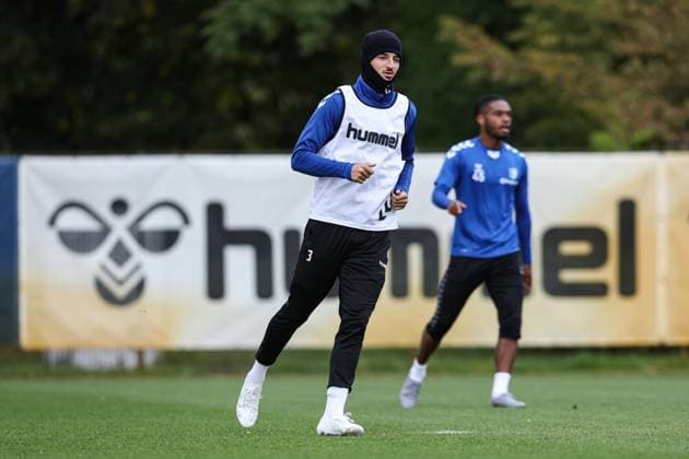 Andi Hoti 1 FC Magdeburg,3 2 Soccer Bundesliga Season 2025 2026 Training 1 FC Magdeburg at the Avnet Arena in Magdeburg Soccer,Man,Men,Germany,07 10 2025