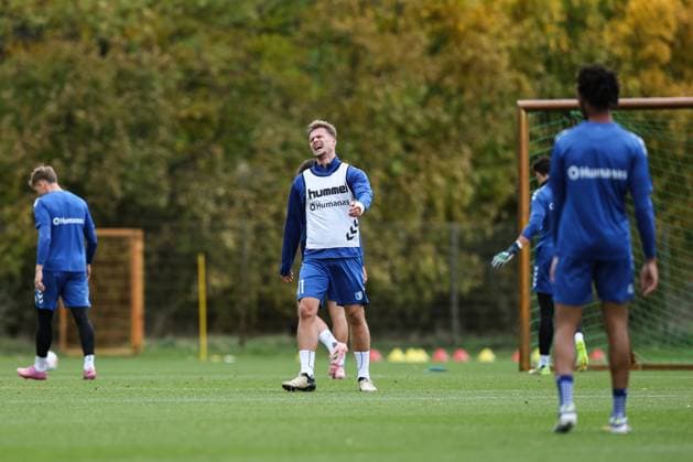 Alexander Ahl Holmström 1 FC Magdeburg,11 2 Soccer Bundesliga Season 2025 2026 Training 1 FC Magdeburg at the Avnet Arena in Magdeburg Soccer,Man,Men,Germany,07 10 2025