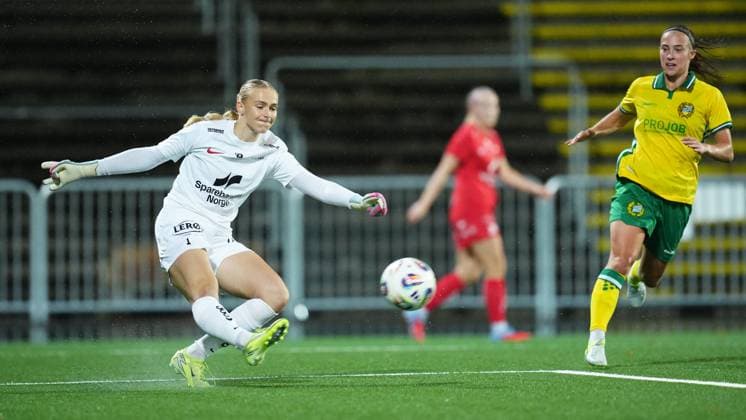 STOCKHOLM, SWEDEN 20251007 Brann goalkeeper Selma Panengstuen during Tuesdays second qualifying round for the Europa Cup, match 1 in the best of 2, between Hammarby IF and SK Brann at Grimsta IP STOCKHOLM SWEDEN x11288x  Copyright: xPontusxOrre TTx KVAL EUROPA CUP HAMMARBY-BRANN