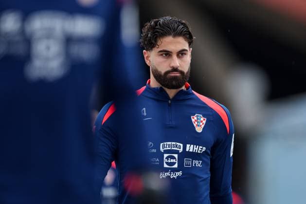 Training session of Croatian National Football Team, Day 2 Josko Gvardiol of Croatia during the training session at Maksimir Stadium in Zagreb, Croatia, on October 07, 2025.  MatijaxHabljak PIXSELL