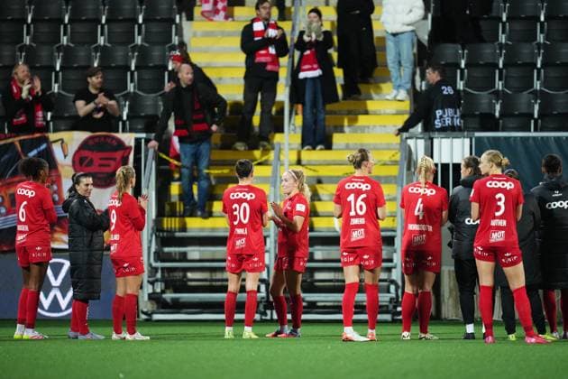 STOCKHOLM, SWEDEN 20251007 Brann is depressed after the loss in Tuesdays second qualifying round for the Europa Cup, match 1 in the best of 2, between Hammarby IF and SK Brann at Grimsta IP STOCKHOLM SWEDEN x11288x  Copyright: xPontusxOrre TTx KVAL EUROPA CUP HAMMARBY-BRANN