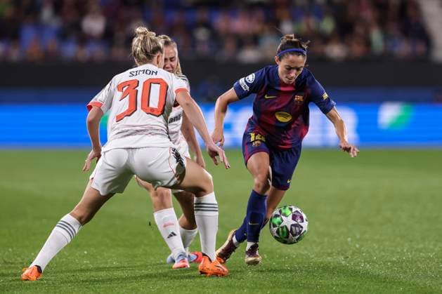 October 7, 2025, Sant Joan Despi, Barcelona, Spain: Aitana Bonmati Conca of FC Barcelona, Barca in action during the UEFA WomenÃ¢â‚¬â ¢s Champions League 2025 26 League Phase MD1, football match played between FC Barcelona and FC Bayern Munchen at Johan Cruyff Stadium on October 07, 2025 in Sant Joan Despi, Spain. Sant Joan Despi Spain - ZUMAa181 20251007_zaa_a181_083 Copyright: xJavierxBorregox