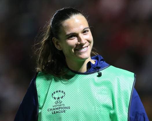 Borehamwood, England, October 07 2025: Laia Codina (5 Arsenal) during the UEFA Womens Champions League game between Arsenal and OL Lyonnes at Mangata Developments Stadium Meadow Park in Borehamwood, England. (Photo by Jay Patel Sports Press Photo SPP) Copyright: xJayxPatel SportsxPressxPhoto SPPx Sportspressphoto_SPR39807