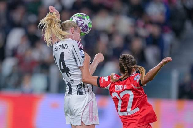Juventus FC v SL Benfica - UEFA Women s Champions League 2025 26 League Phase MD1 Amalie Vangsgaard plays for Juventus during the UEFA Women s Champions League match between Juventus Women and SL Benfica at Allianz Stadium in Torino, Italy, on October 7, 2025. Torino Italy  Copyright: xAndreaxxAmatox originalFilename:amato-notitle251007_npXcE.jpg