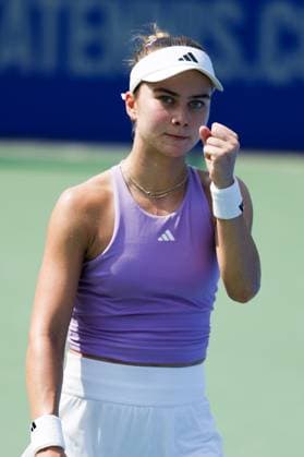 WUHAN, CHINA - OCTOBER 08: Iva Jovic of the United States reacts in the Women s Singles Round of 32 match against Jessica Bouzas Maneiro of Spain on day 5 of 2025 Wuhan Open at Optics Valley International Tennis Center on October 8, 2025 in Wuhan, Hubei Province of China.  Copyright: xVCGx 111595844903