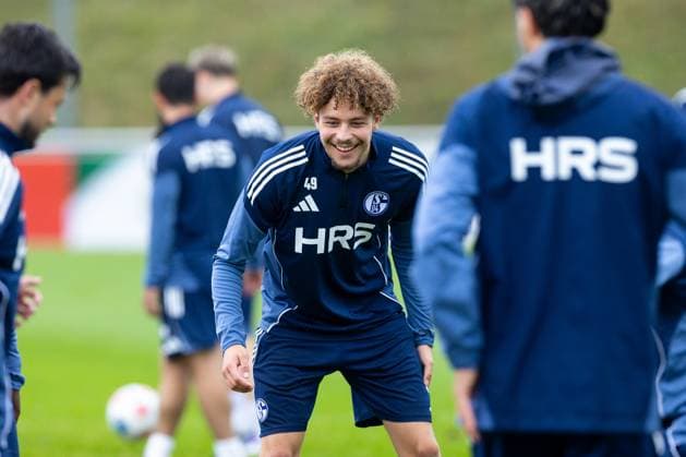 Football, 2nd BL, FC Schalke 04, Training