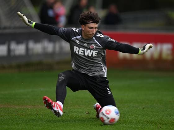 08 10 2025, xophax, Fußball , Fußball Bundesliga 1 FC Köln Saison 2025 2026 Training Goalkeeper Mikolaj Marutzki 1 FC Köln DFL DFB REGULATIONS PROHIBIT ANY USE OF PHOTOGRAPHS as IMAGE SEQUENCES and or QUASI VIDEO Koeln