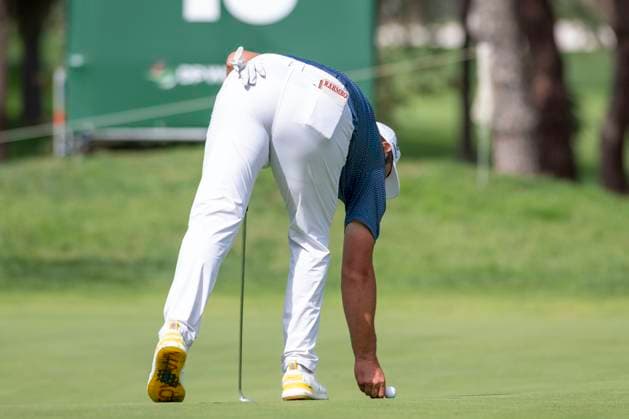 October 8, 2025, Madrid, Madrid, Spain: JON RAHM during the exhibition matchday of the Acciona Open de EspaoÂ±a presented by Madrid, held at the Club de Campo Villa de Madrid on October 8, 2025, in Madrid, Spain. Madrid Spain - ZUMAc312 20251008_zsp_c312_089 Copyright: xOscarxManuelxSanchezx