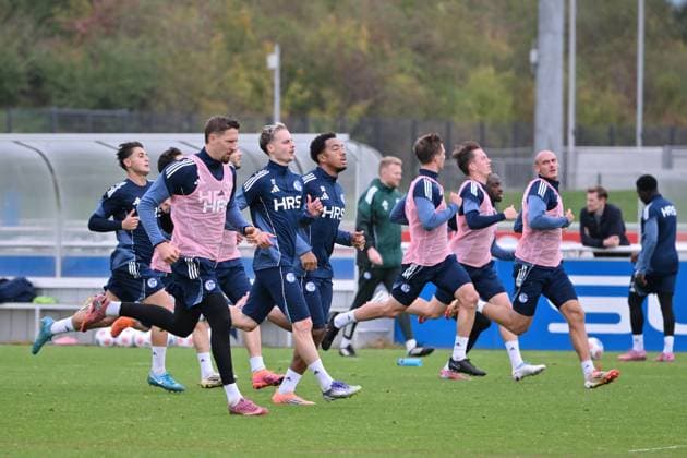 Sprint unit of the players 08 10 2025, Football 2 Bundesliga, Season 2025 2026, Training FC Schalke 04 Gelsenkirchen North Rhine-Westphalia Germany Team2