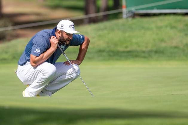 October 8, 2025, Madrid, Madrid, Spain: JON RAHM during the exhibition matchday of the Acciona Open de EspaoÂ±a presented by Madrid, held at the Club de Campo Villa de Madrid on October 8, 2025, in Madrid, Spain. Madrid Spain - ZUMAc312 20251008_zsp_c312_097 Copyright: xOscarxManuelxSanchezx