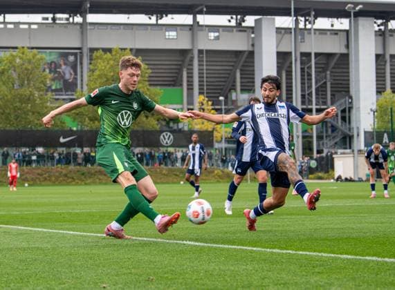 Football, Test match, VfL Wolfsburg - Hertha BSC