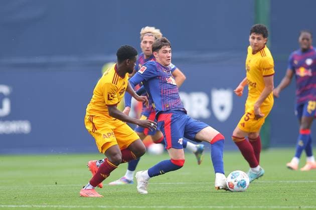 Football, Test match, RB Leipzig - Dukla Prague