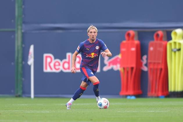 RB Leipzig Dukla Prague test match Leipzig, 08 10 2025, Training center at Cottweg, Football, Men, Season 2025 2026, Test match, RB Leipzig FK Dukla Prague , In the picture Kevin Kampl 44, RB Leipzig ,