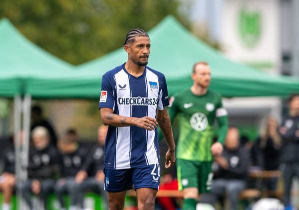 Soccer, Men, Season 2025 26, Test match, VfL Wolfsburg Hertha BSC, Jeremy Dudziak Hertha BSC , 08 10 2025, Copyright: xSebastianxRäppold MatthiasxKochx