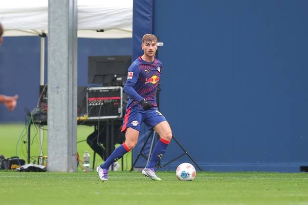 RB Leipzig Dukla Prague test match Leipzig, 08 10 2025, Training center at Cottweg, Football, Men, Season 2025 2026, Test match, RB Leipzig FK Dukla Prague 2 2 2 0 , In the picture Timo Werner 36, RB Leipzig ,