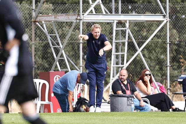 Morten Corlin (DEN), OCTOBER 8, 2025 - Football Soccer : UEFA Under-17 Championship qualifying round group 4 match between U17, U 17 Latvia - U17 Denmark at the Ciudad Deportiva Los Angeles de San Rafael in Los Angeles de San Rafael, Spain. Noxthirdxpartyxsales  aflo_306342349