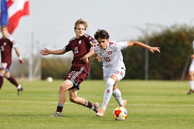 Football, U17, European Championship Qualifier, Latvia - Denmark