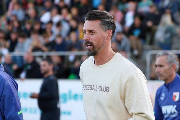 Head Coach Sandro Wagner FC Augsburg , FC Augsburg vs SSV Ulm 1846, Soccer, Test match, 08 10 2025 Burgau Bayern Germany Copyright: xkolbert-press ChristianxKolbertx