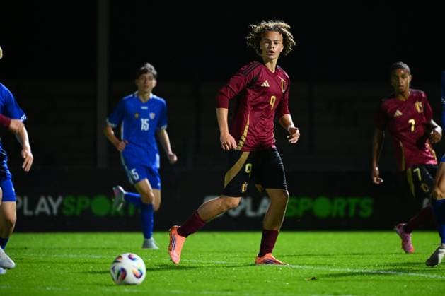 Football, U17, European Championship qualifier, Belgium - Moldova