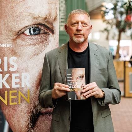 The Netherlands, 2025-10-08 17:40:01 NLD Amsterdam 20251008 - Boris Becker with his book BinnenThis is the story of a legend who lost everything how he survived, started over and found light in the darkest moments of his life.Photographer: NL Beeld ArjoFrank FotografieIn the photo: Boris Becker Credit: NL Beeld Arjo Frank  Copyright: xx x