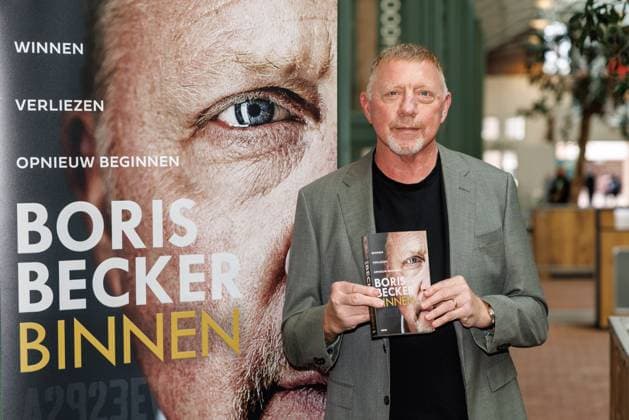 The Netherlands, 2025-10-08 17:39:53 NLD Amsterdam 20251008 - Boris Becker with his book BinnenThis is the story of a legend who lost everything how he survived, started over and found light in the darkest moments of his life.Photographer: NL Beeld ArjoFrank FotografieIn the photo: Boris Becker Credit: NL Beeld Arjo Frank  Copyright: xx x