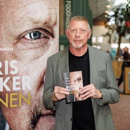 The Netherlands, 2025-10-08 17:39:23 NLD Amsterdam 20251008 - Boris Becker with his book BinnenThis is the story of a legend who lost everything how he survived, started over and found light in the darkest moments of his life.Photographer: NL Beeld ArjoFrank FotografieIn the photo: Boris Becker Credit: NL Beeld Arjo Frank  Copyright: xx x