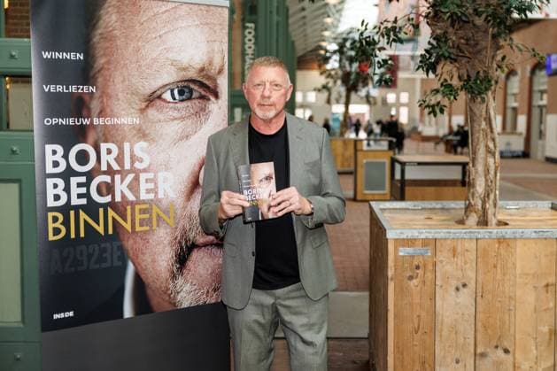 The Netherlands, 2025-10-08 17:39:24 NLD Amsterdam 20251008 - Boris Becker with his book BinnenThis is the story of a legend who lost everything how he survived, started over and found light in the darkest moments of his life.Photographer: NL Beeld ArjoFrank FotografieIn the photo: Boris Becker Credit: NL Beeld Arjo Frank  Copyright: xx x