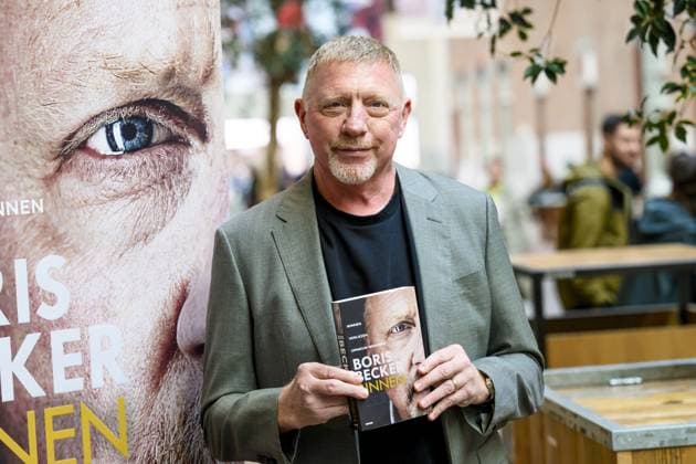 Amsterdam, The Netherlands, 2025-10-08 17:39:16 AMSTERDAM, 08-10-2025, De Hallen Boris Becker before the program Eva in connection with his book Binnen. PHOTO: NLBeeld Patrick van Emst Credit: NL Beeld Patrick van Emst  Copyright: xx x