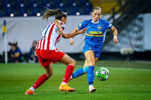 Football, Women, CL, SKN St. Pölten - Atletico Madrid