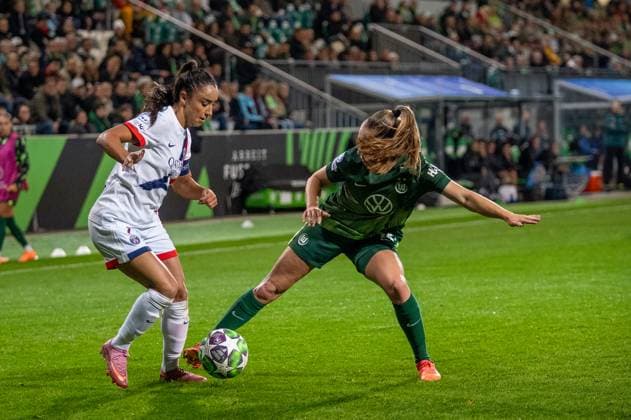 Germany, Football, UEFA, Women™s Champions League, Matchday 1 2025 2026, VfL Wolfsburg Paris St Germain on 08 10 in Wolfsburg AOK Stadium Sakina Karchaoui Paris Saint Germain 7 Copyright: xSvenxHeidmannx