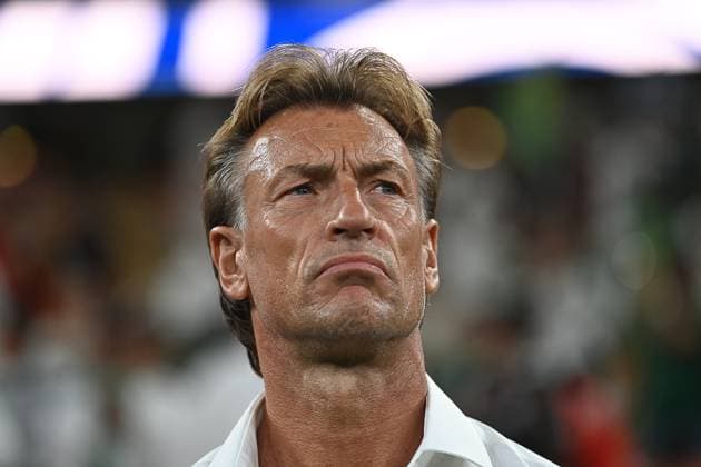 Fourth round of the AFC qualifiers for the 2026 FIFA World Cup, WM, Weltmeisterschaft, Fussball between Saudi Arabia and Indonesia Herve Renard .Fourth round of the AFC qualifiers for the 2026 FIFA World Cup between Saudi Arabia and Indonesia. 7 October 2025 at Al-Inma Stadium in King Abdullah Sports City, Jeddah.