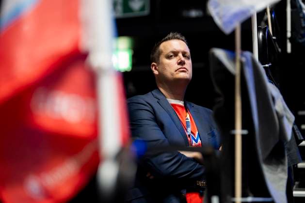 Handball, Champions League Kolstad Aalborg 26 35 Trondheim, Norway 20251008 Kolstads general manager Jostein Sivertsen during the Champions League handball match between Kolstad and Aalborg in Trondheim Spektrum Photo Ole Martin Wold NTB Trondheim Norway EDITORIAL USE ONLY RESTRICTED USE FOR BETTING COMPANIES Copyright: xOlexMartinxWoldx xNTBx