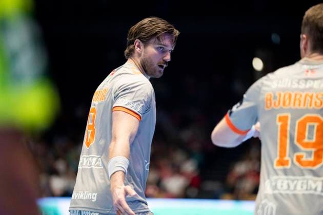 Handball, Champions League Kolstad Aalborg 26 35 Trondheim, Norway 20251008 Aalborgs Vetle Ronningen during the Champions League handball match between Kolstad and Aalborg in Trondheim Spektrum Photo Ole Martin Wold NTB Trondheim Norway EDITORIAL USE ONLY RESTRICTED USE FOR BETTING COMPANIES Copyright: xOlexMartinxWoldx xNTBx