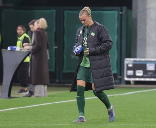 Alexandra Popp VfL Wolfsburg , Player of the day Football, Women, Season 2025 2026, Womens Champions League, VfL Wolfsburg vs Paris SG, 4 0
