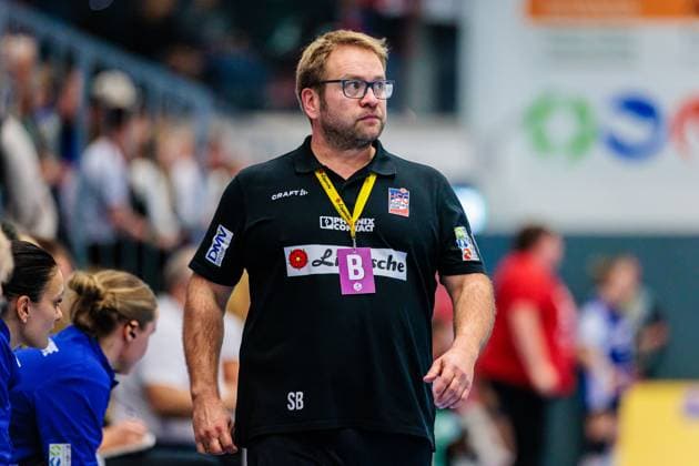 Steffen Birkner HSG Blomberg Lippe, Coach GER, HSG Blomberg Lippe vs HSG Bensheim Auerbach, Handball, 1 Bundesliga Women, Matchday 8, Season 2025 2026, 08 10 2025 GER, HSG Blomberg Lippe vs HSG Bensheim Auerbach, Handball, 1 Bundesliga Women, Matchday 8, Season 2025 2026, 08 10 2025 Blomberg Copyright: xEibner-Pressefoto JanxRollingerx EP_JSK