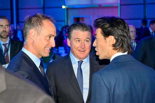 Dan Friedkin during the 32nd European Football Clubs General Assembly in Rome at the Rome Cavalieri Waldorf Hotel. Italy - Thursday 09 October 2025. Sports.  Copyright: xFabrizioxCorradetti LaPressex