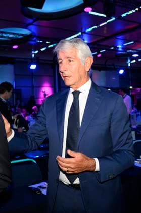 Andrea Abodi Minister of during the 32nd European Football Clubs General Assembly in Rome at the Rome Cavalieri Waldorf Hotel. Italy - Thursday 09 October 2025. Sports.  Copyright: xFabrizioxCorradetti LaPressex