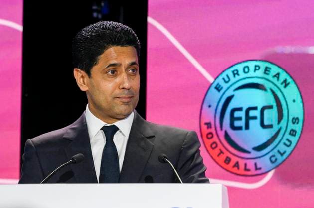 Nasser Al-Khelaifi EFC President during the 32nd European Football Clubs General Assembly in Rome at the Rome Cavalieri Waldorf Hotel. Italy - Thursday 09 October 2025. Sports.  Copyright: xFabrizioxCorradetti LaPressex