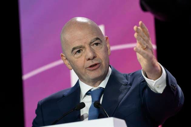 Gianni Infantino FIFA President during the 32nd European Football Clubs General Assembly in Rome at the Rome Cavalieri Waldorf Hotel. Italy - Thursday 09 October 2025. Sports.  Copyright: xFabrizioxCorradetti LaPressex