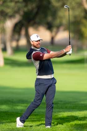 October 9, 2025, Madrid, Madrid, Spain: THOMAS AIKEN, hole 1, second shotduring the matchday of the Open de Espao±a presented by Madrid, held at the Club de Campo Villa de Madrid on October 9, 2025, in Madrid, Spain. Madrid Spain - ZUMAc312 20251009_zsp_c312_057 Copyright: xOscarxManuelxSanchezx