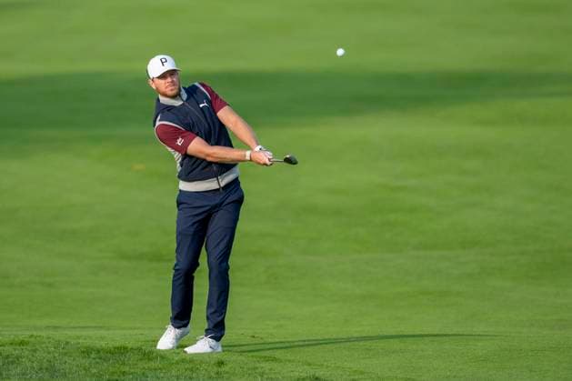 October 9, 2025, Madrid, Madrid, Spain: THOMAS AIKEN, third shot on hole 1 during the matchday of the Open de EspaoÂ±a presented by Madrid, held at the Club de Campo Villa de Madrid on October 9, 2025, in Madrid, Spain. Madrid Spain - ZUMAc312 20251009_zsp_c312_077 Copyright: xOscarxManuelxSanchezx